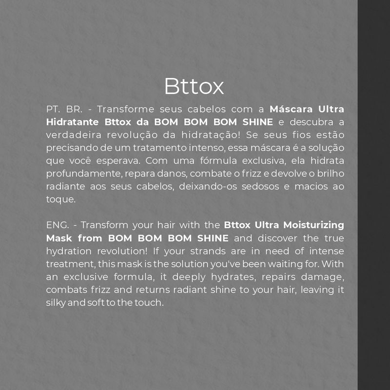 Máscara Ultra Hidratante Bttox 1kg