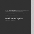 Perfume capilar 60ml